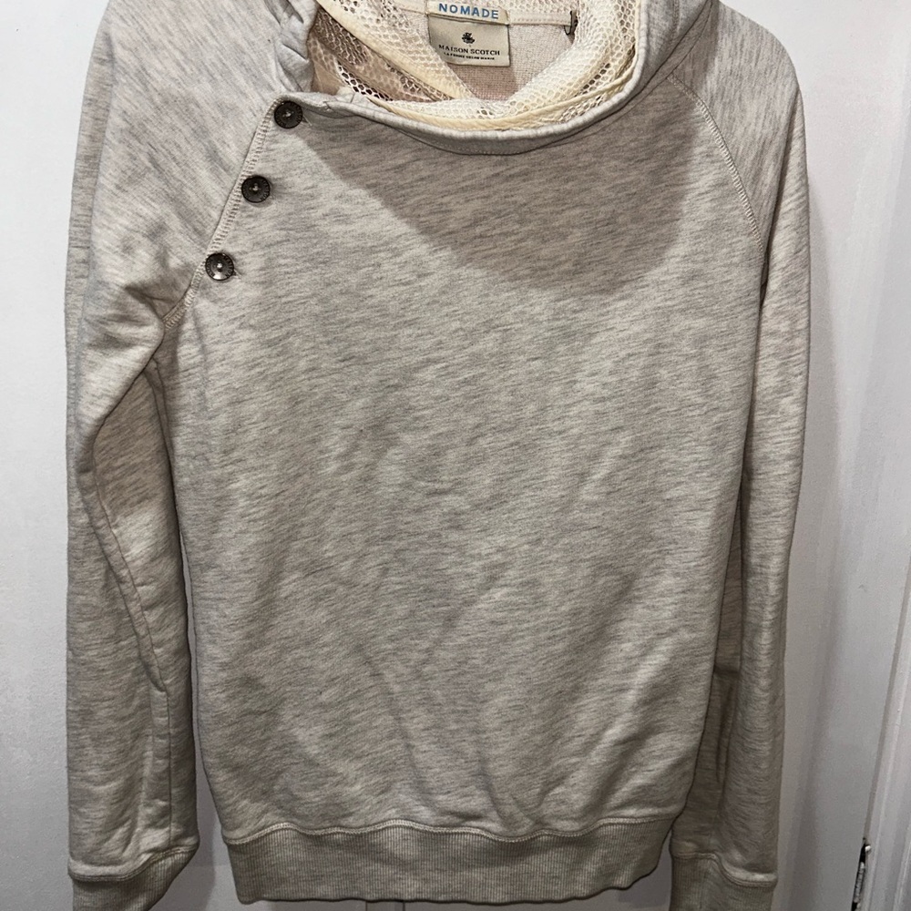 Maison Scotch "Nomade" double-hooded sweatshirt